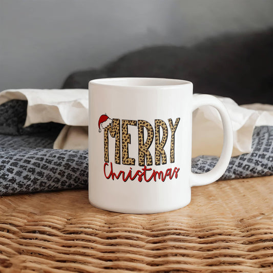 Merry Christmas | White Ceramic Mug
